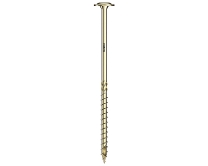 Шуруп Paneltwistec с тарельчатой головкой; желтая оцинковка; TX40 EuroTec 8,0x240 мм (50шт.)